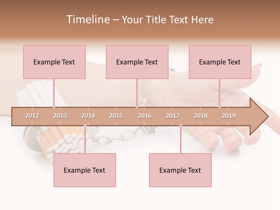 Issues White Smoke PowerPoint Template