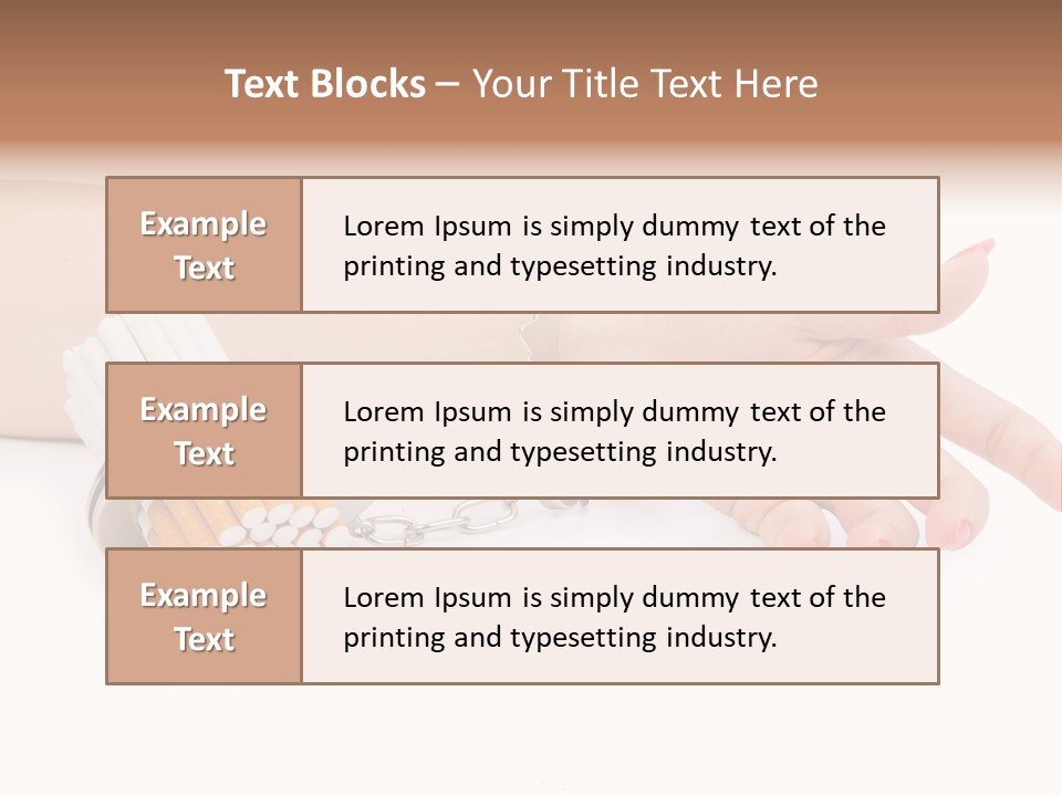 Issues White Smoke PowerPoint Template