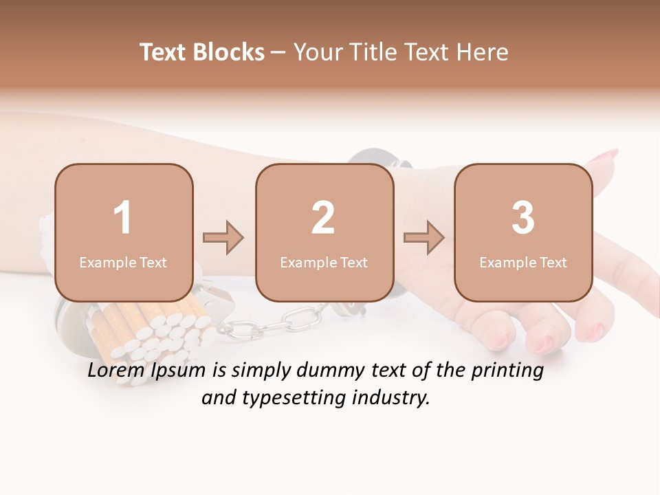 Issues White Smoke PowerPoint Template