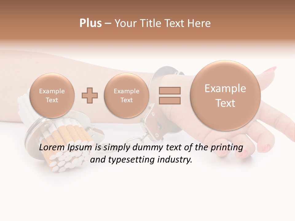 Issues White Smoke PowerPoint Template