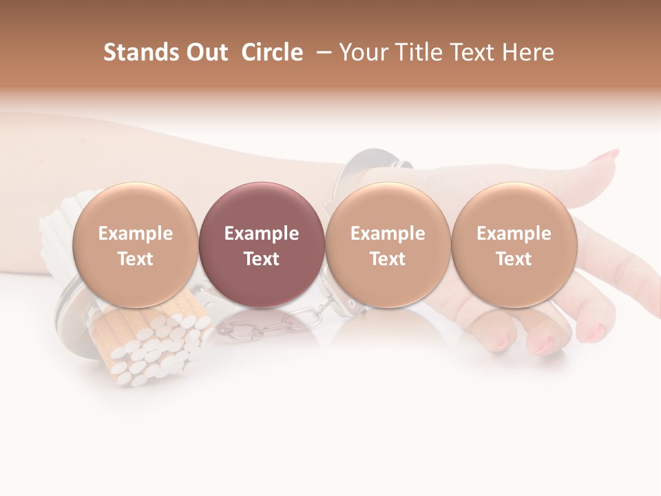 Issues White Smoke PowerPoint Template