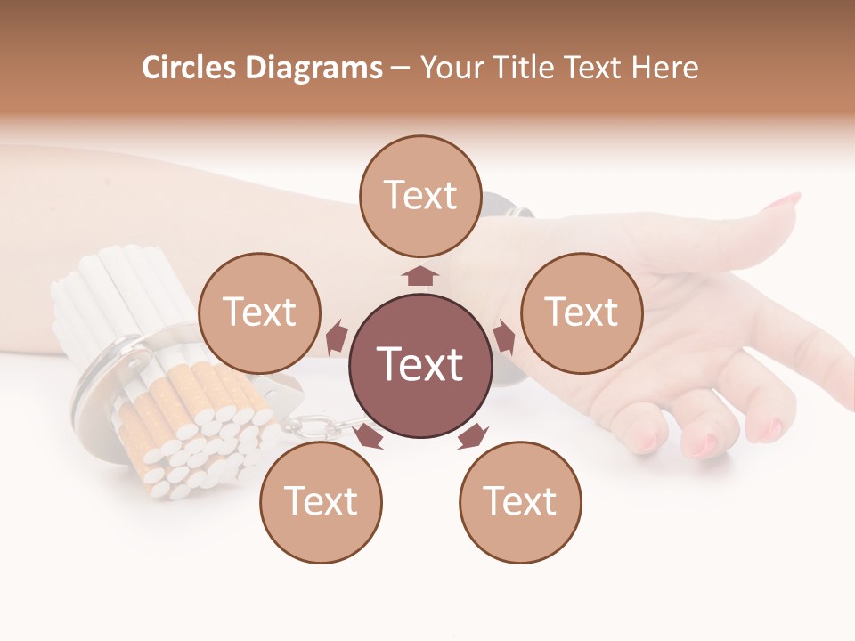 Issues White Smoke PowerPoint Template