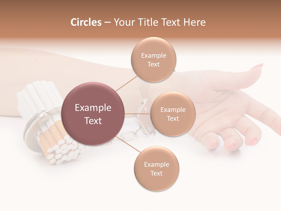 Issues White Smoke PowerPoint Template