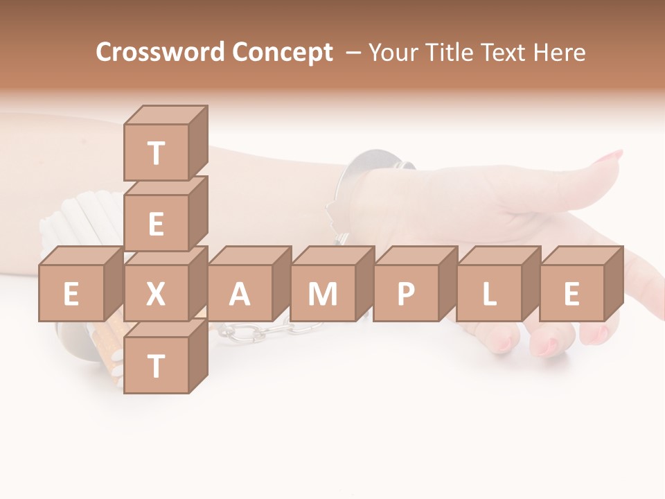 Issues White Smoke PowerPoint Template