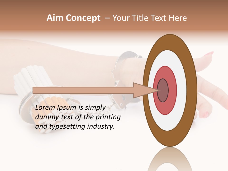 Issues White Smoke PowerPoint Template