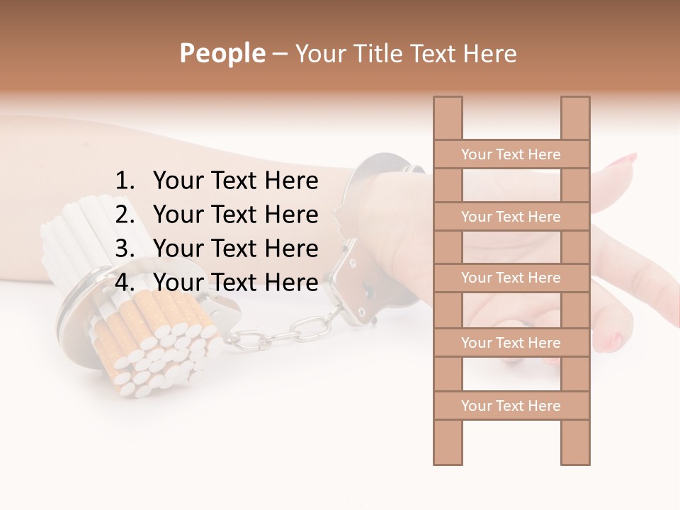 Issues White Smoke PowerPoint Template