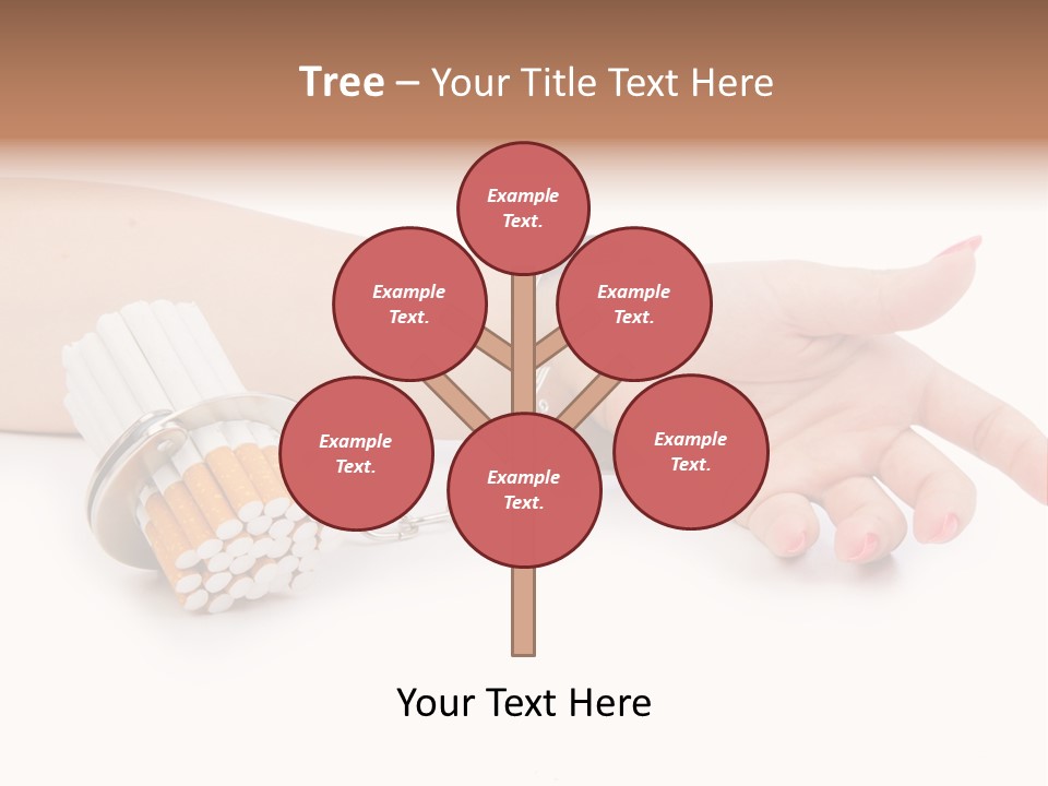 Issues White Smoke PowerPoint Template