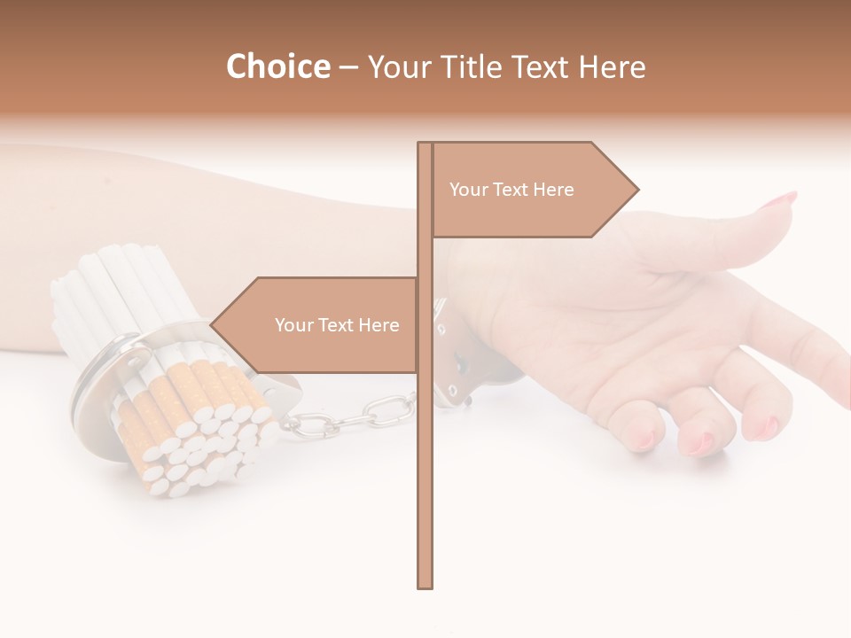 Issues White Smoke PowerPoint Template