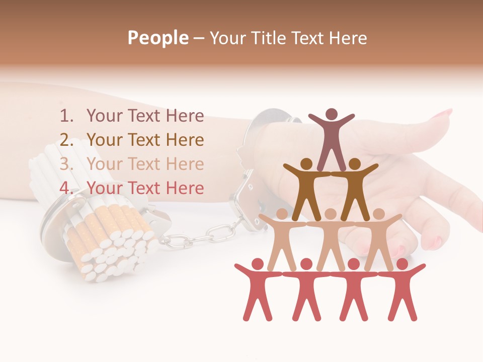 Issues White Smoke PowerPoint Template