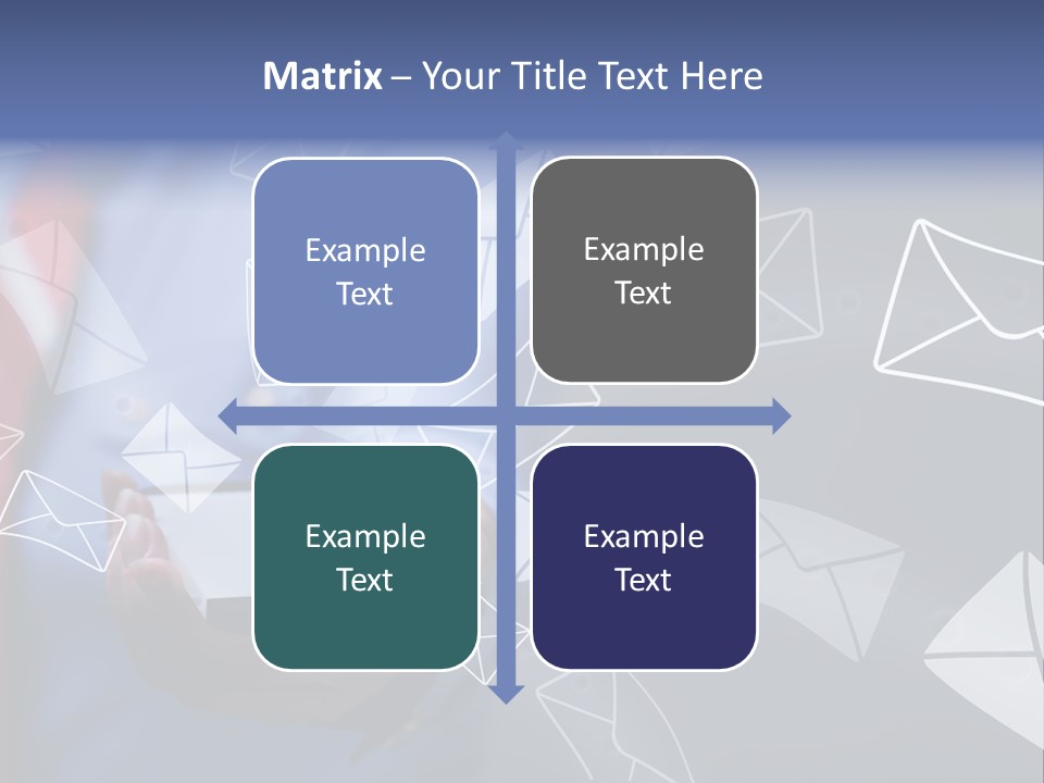 Cellphone Business Woman Screen PowerPoint Template