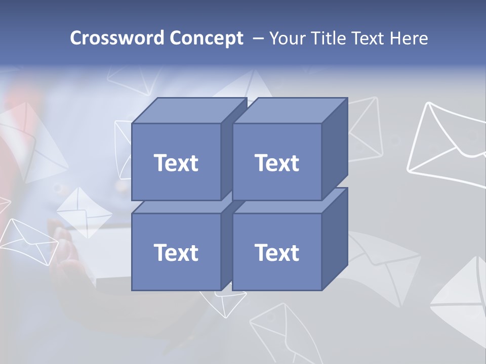 Cellphone Business Woman Screen PowerPoint Template