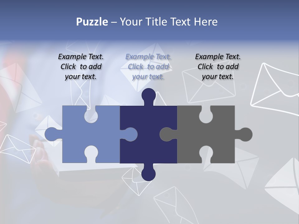 Cellphone Business Woman Screen PowerPoint Template