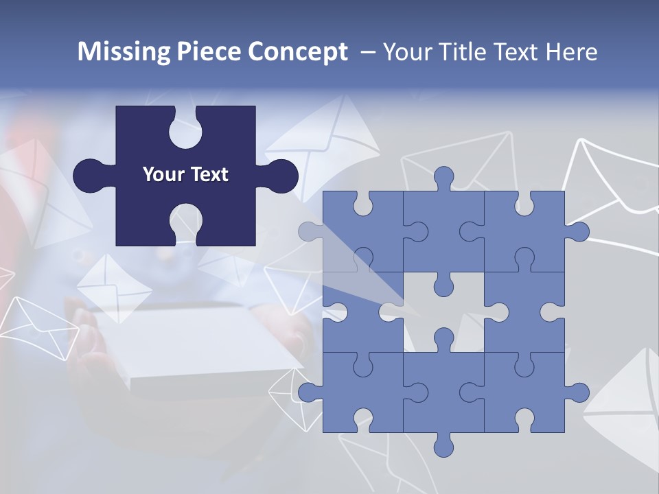 Cellphone Business Woman Screen PowerPoint Template