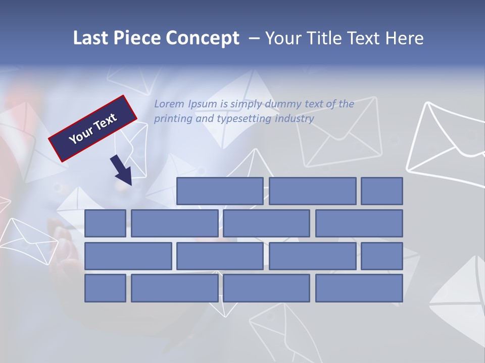 Cellphone Business Woman Screen PowerPoint Template