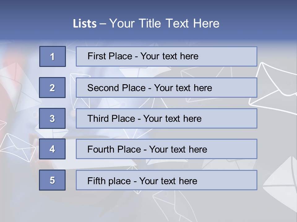 Cellphone Business Woman Screen PowerPoint Template