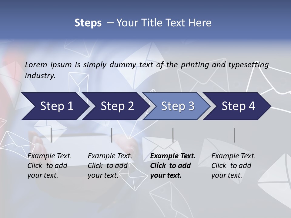 Cellphone Business Woman Screen PowerPoint Template