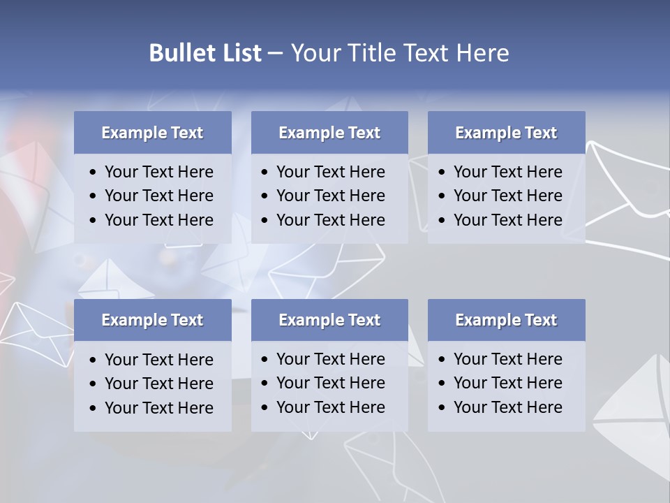 Cellphone Business Woman Screen PowerPoint Template