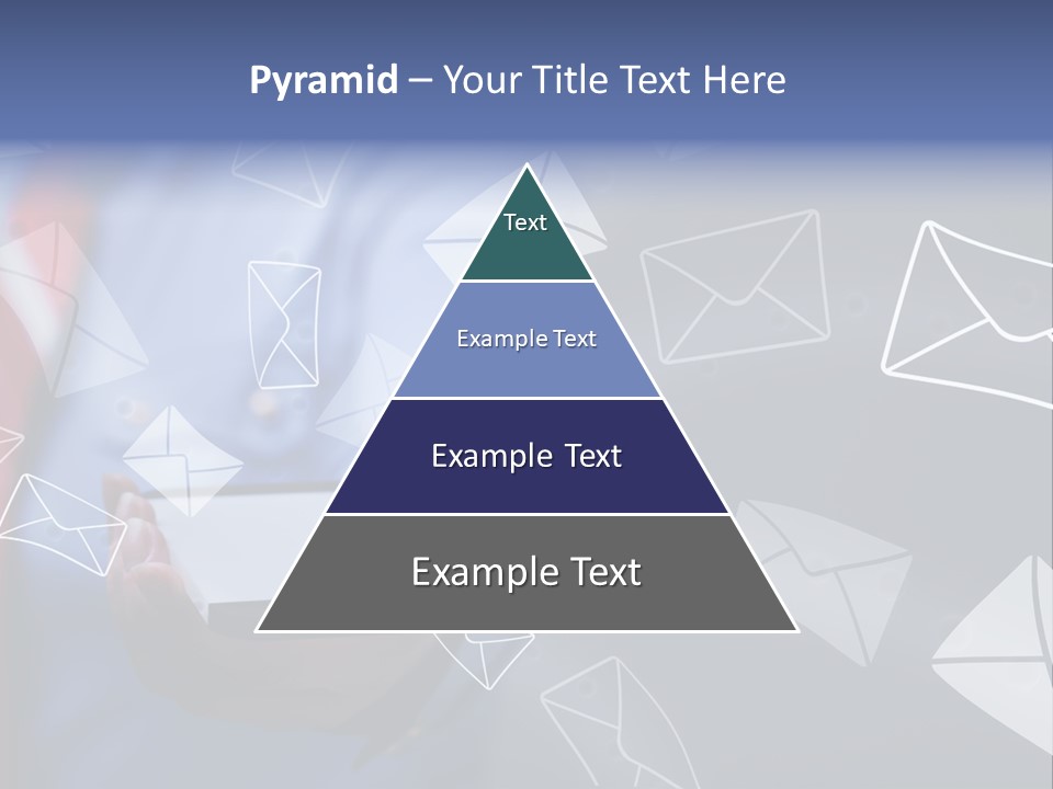 Cellphone Business Woman Screen PowerPoint Template