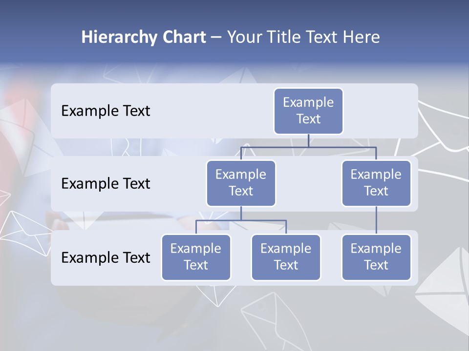 Cellphone Business Woman Screen PowerPoint Template