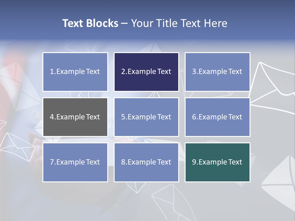 Cellphone Business Woman Screen PowerPoint Template