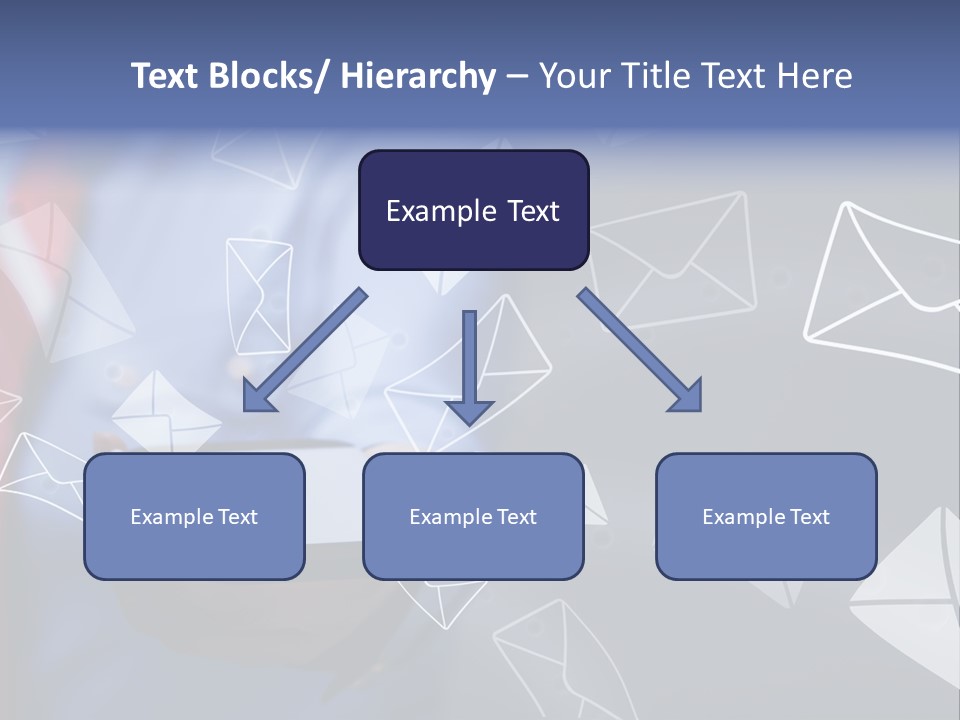 Cellphone Business Woman Screen PowerPoint Template