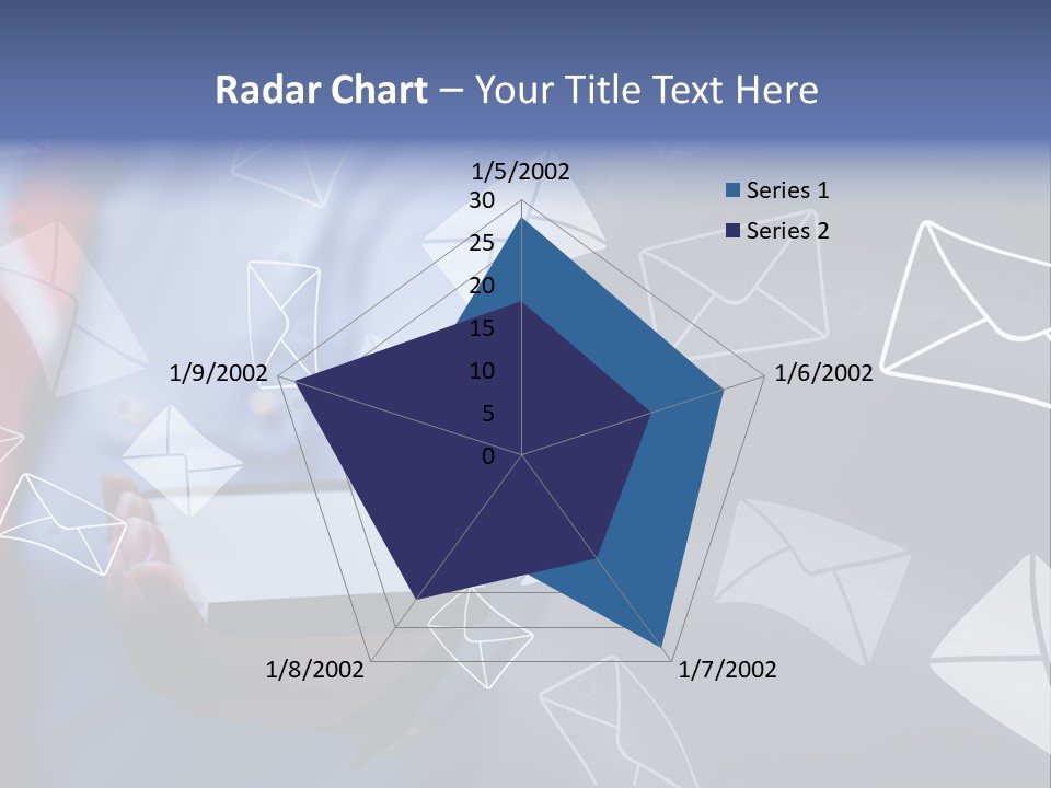 Cellphone Business Woman Screen PowerPoint Template