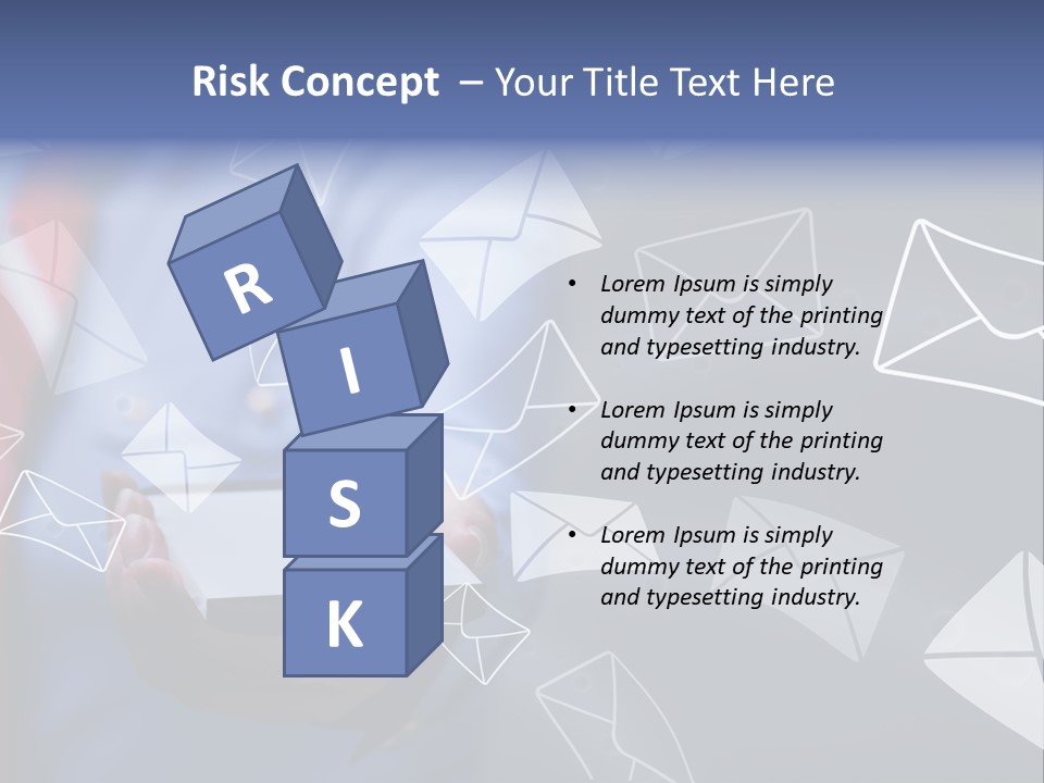 Cellphone Business Woman Screen PowerPoint Template