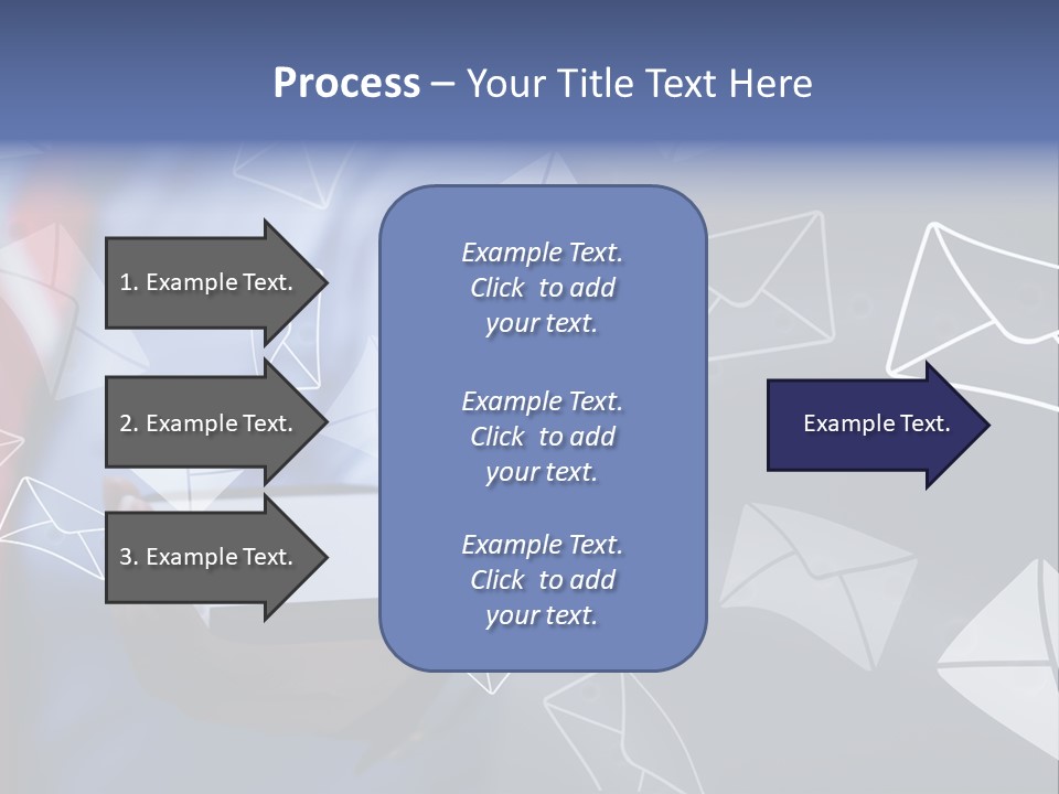 Cellphone Business Woman Screen PowerPoint Template