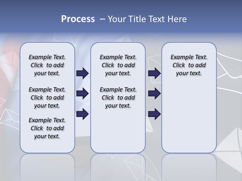 Cellphone Business Woman Screen PowerPoint Template