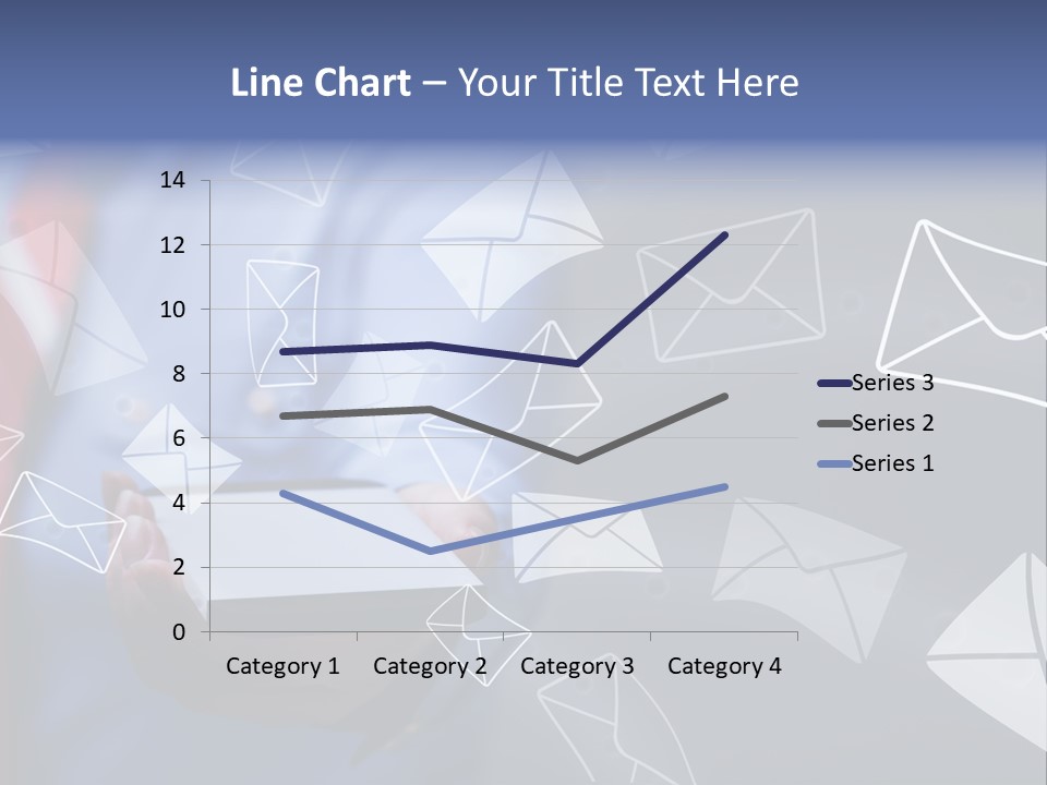 Cellphone Business Woman Screen PowerPoint Template
