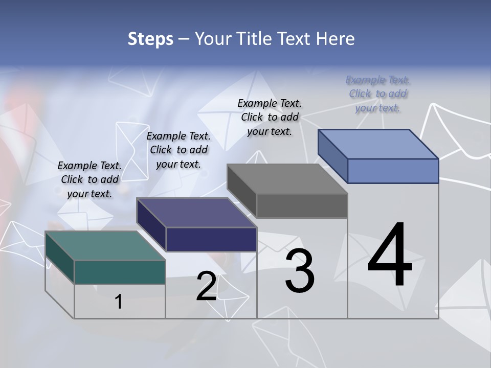 Cellphone Business Woman Screen PowerPoint Template