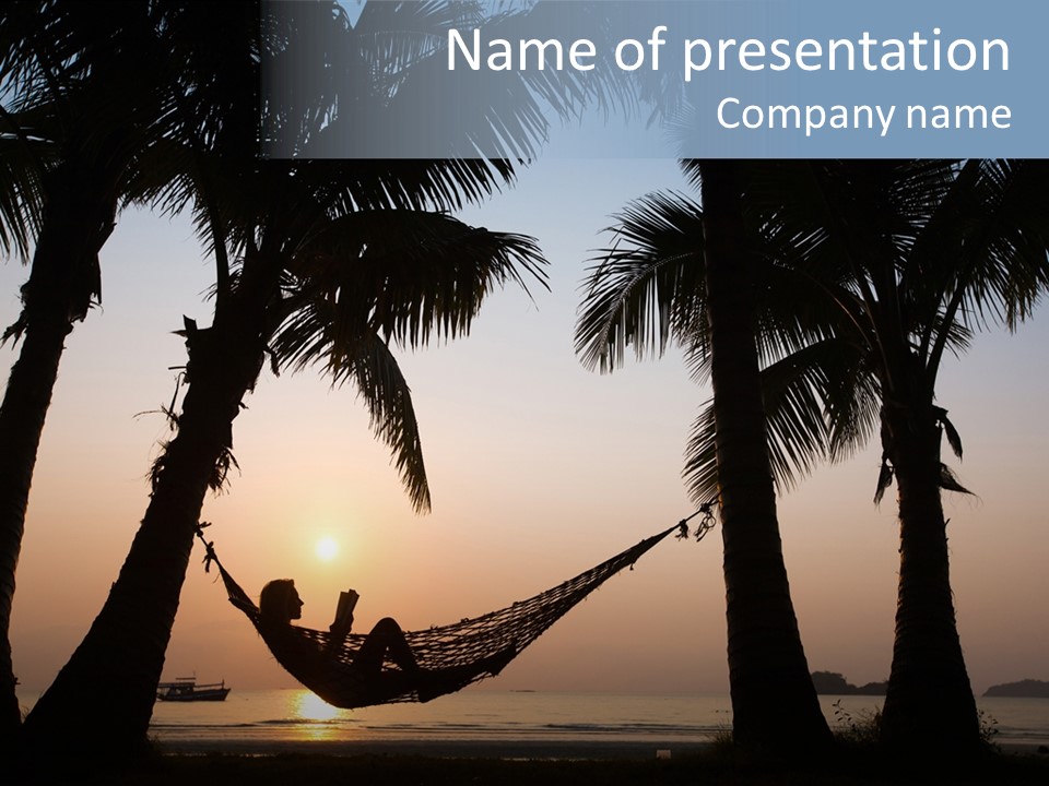 Resort Laziness Locations PowerPoint Template