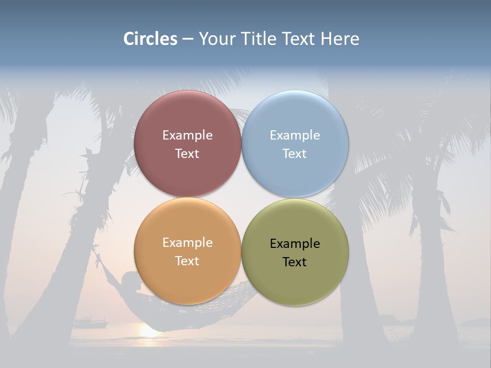 Resort Laziness Locations PowerPoint Template