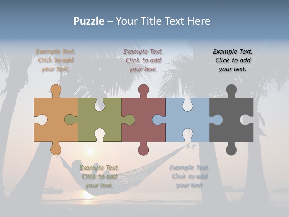 Resort Laziness Locations PowerPoint Template