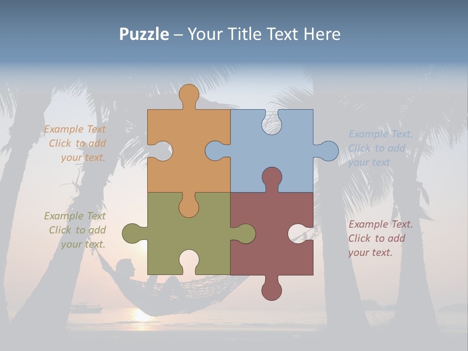 Resort Laziness Locations PowerPoint Template