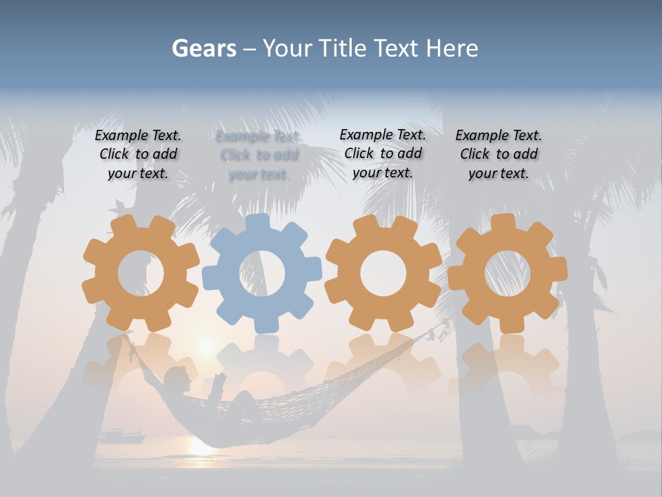 Resort Laziness Locations PowerPoint Template