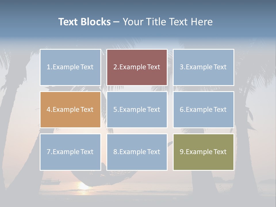 Resort Laziness Locations PowerPoint Template