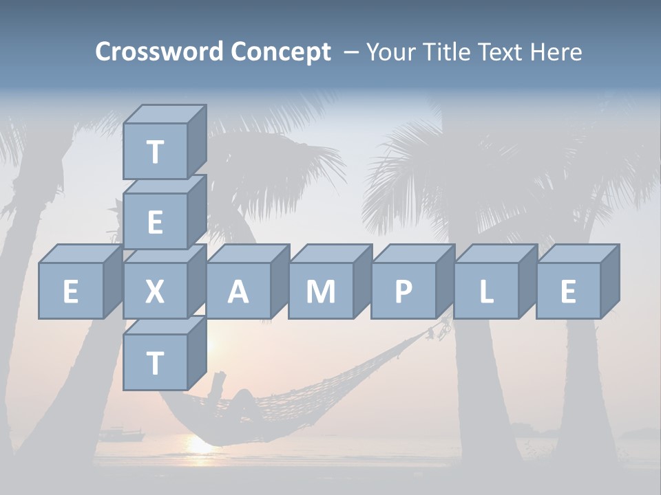 Resort Laziness Locations PowerPoint Template
