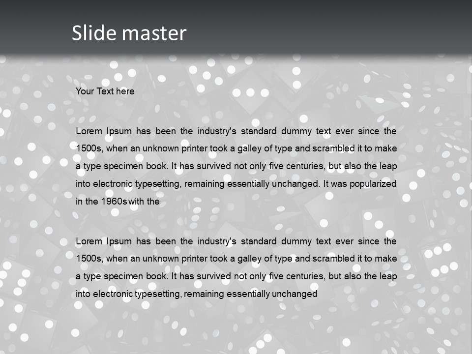 Loss Las Vegas Gambling Background PowerPoint Template