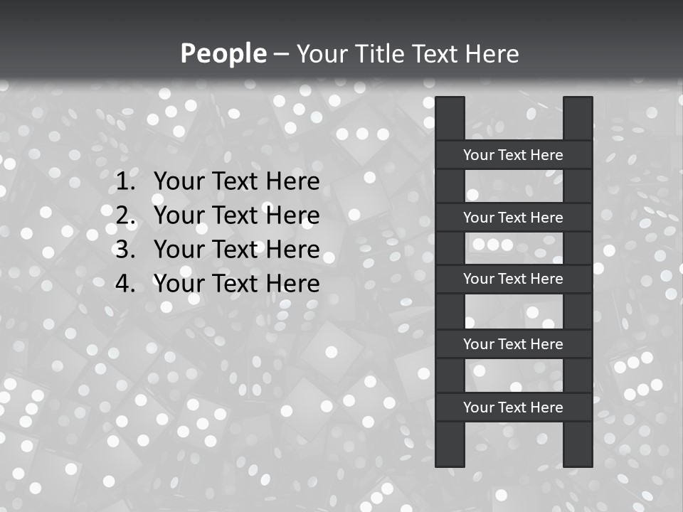 Loss Las Vegas Gambling Background PowerPoint Template