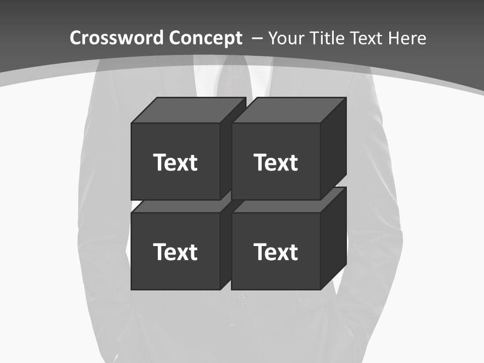 Concept Fashion Tuxedo PowerPoint Template