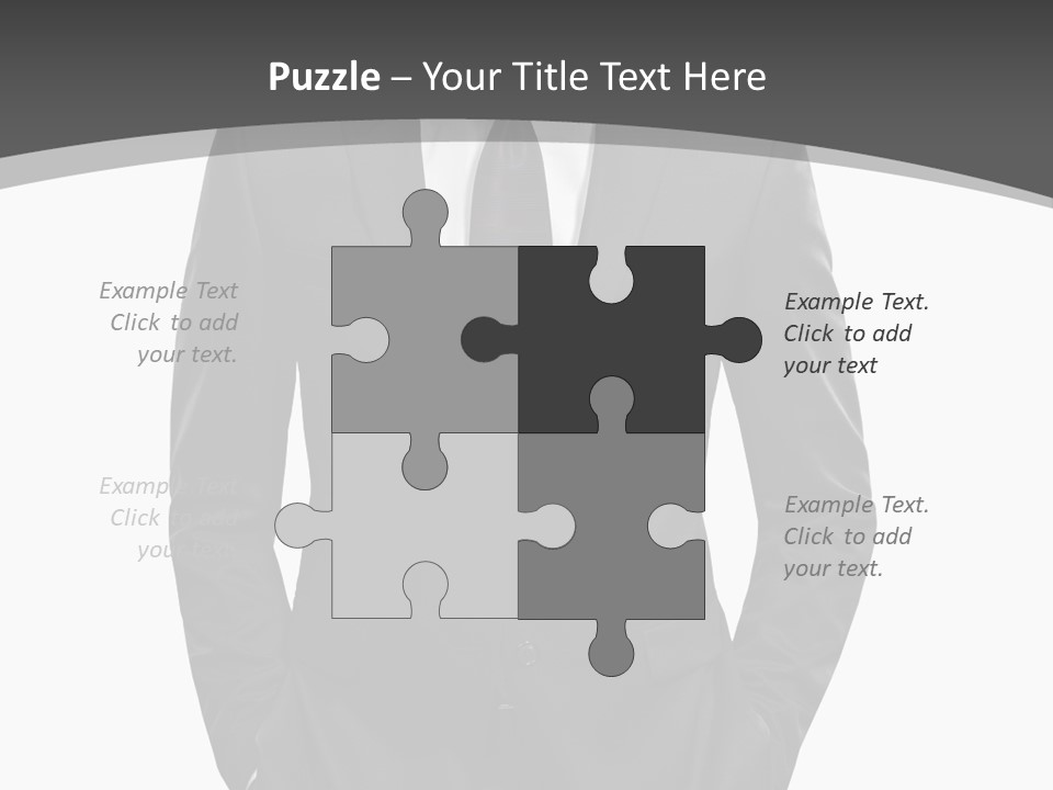 Concept Fashion Tuxedo PowerPoint Template