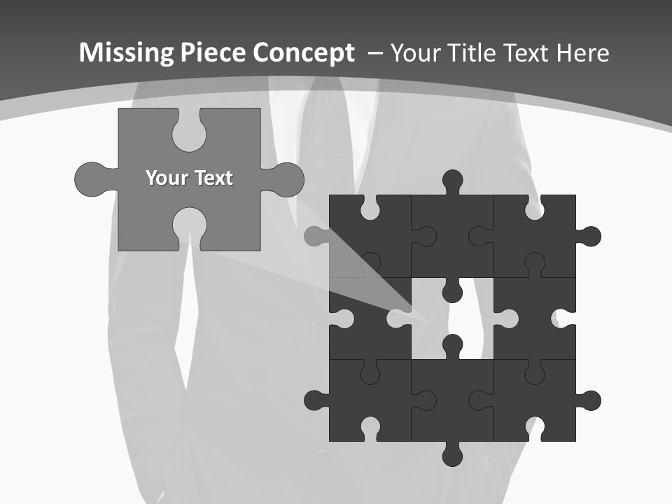 Concept Fashion Tuxedo PowerPoint Template