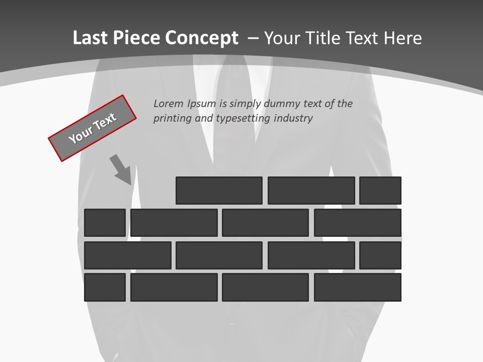 Concept Fashion Tuxedo PowerPoint Template
