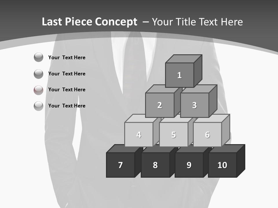 Concept Fashion Tuxedo PowerPoint Template