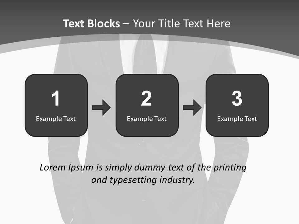 Concept Fashion Tuxedo PowerPoint Template
