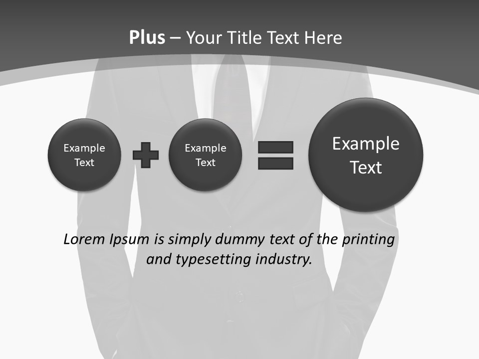 Concept Fashion Tuxedo PowerPoint Template