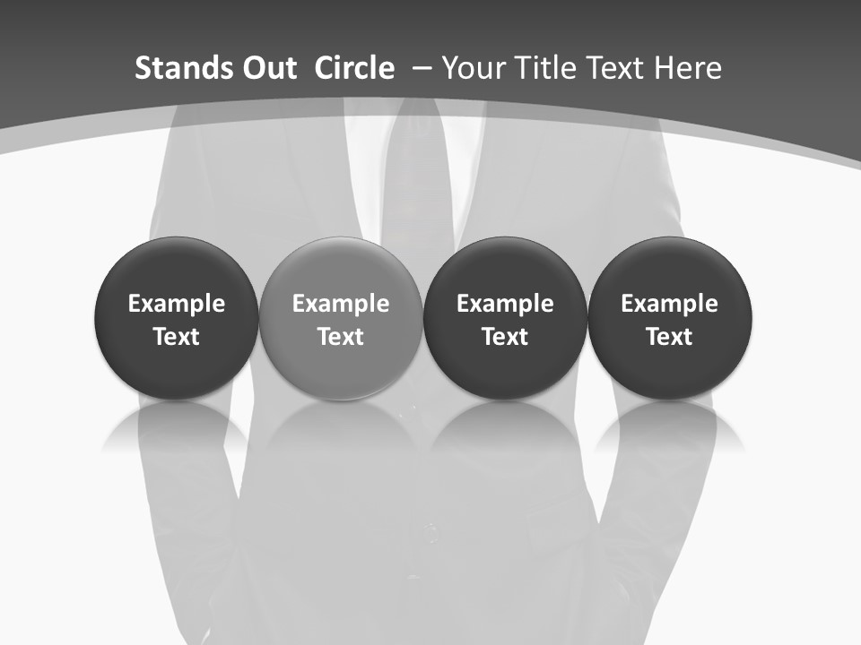 Concept Fashion Tuxedo PowerPoint Template