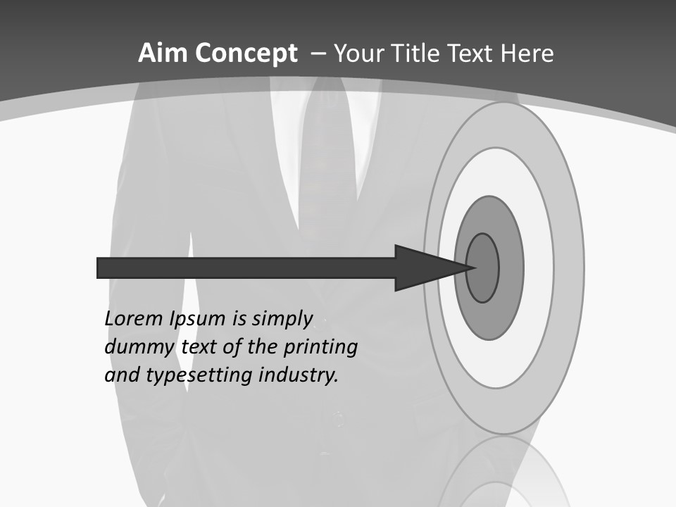 Concept Fashion Tuxedo PowerPoint Template