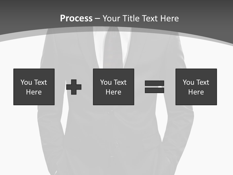 Concept Fashion Tuxedo PowerPoint Template